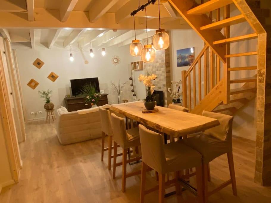 塔布Appt Ambiance Chalet 2Ch Piscine Lagon公寓 外观 照片